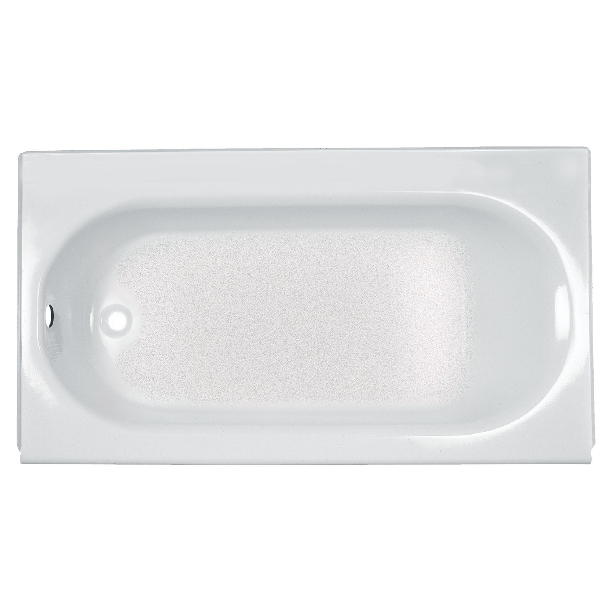 Princeton Americast 60 x 34 Inch Integral Apron Bathtub Left Hand Outlet With Luxury Ledge WHITE